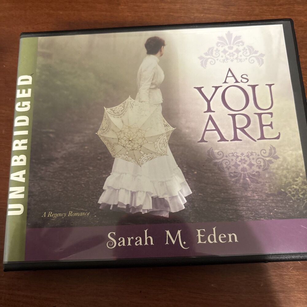 As You Are Audiobook 6 CDs Sarah M. Eden Jonquil Brothers #4 In Book Series